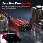 FOVAL 2000W Pure Sine Wave Inverter with LCD Display
