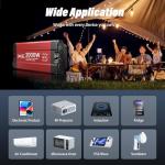 FOVAL 2000W Pure Sine Wave Inverter with LCD Display