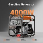 Efurden 4000W Portable Gas Inverter Generator