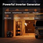 Efurden 4000W Portable Gas Inverter Generator