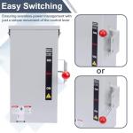 100A Manual Transfer Switch with Arc Shield