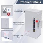 100A Manual Transfer Switch with Arc Shield