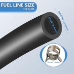 Fuel Line Hose with Clamps for Small Engines