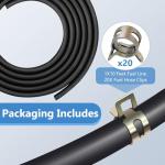 Fuel Line Hose with Clamps for Small Engines