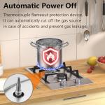 KOXKING 12" Dual Fuel Gas Cooktop for RVs