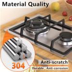 KOXKING 12" Dual Fuel Gas Cooktop for RVs
