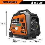 GENMAX 3500W Portable Inverter Generator for Camping