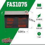 Interstate Batteries 12V 7Ah Fire & Security Battery