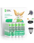 20-Pack EBL Rechargeable AAA Batteries for Solar Lights