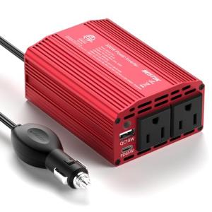 BESTEK 300W Car Power Inverter with USB Ports