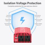 BESTEK 300W Car Power Inverter with USB Ports