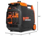 WEN 4800W Portable Inverter Generator - Quiet & RV-Ready