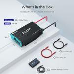 Renogy 700W Pure Sine Wave Inverter with Remote