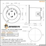 Journeyman-Pro 30A NEMA L14-30 Generator Plug