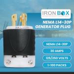 IronBox Heavy Duty NEMA L14-30P Plug