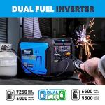 Pulsar Super Quiet 7,250-Watt Dual Fuel Generator