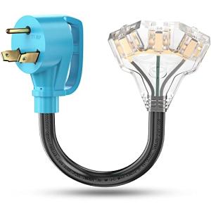 30 Amp RV/Generator Distribution Adapter Cord