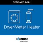 Dormont 20C Gas Connector with SafetyShield Coating