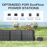 EF ECOFLOW 220W Bifacial Portable Solar Panel