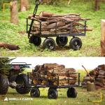 Gorilla Carts Heavy-Duty Towable Utility Cart