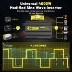 4000W Modified Sine Wave Power Inverter with Remote
