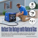 Westinghouse 8200W Tri-Fuel Portable Inverter Generator