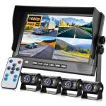 4-Channel 9-Inch IPS Backup Camera System
