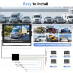4-Channel 9-Inch IPS Backup Camera System