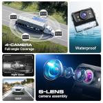 4-Channel 9-Inch IPS Backup Camera System