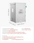 VEVOR 200A Manual Transfer Switch for Generators