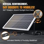 ECO-WORTHY 25W 12V Solar Battery Charger Kit