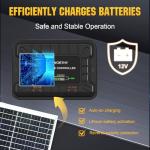 ECO-WORTHY 25W 12V Solar Battery Charger Kit