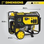 Champion 6875-Watt Dual Fuel Portable Generator