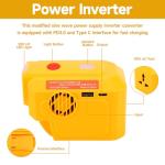 200W Portable DC to AC Power Inverter Converter