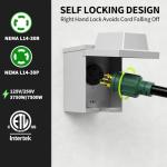 30 Amp 100 FT Generator Extension Cord - Heavy Duty