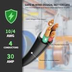 30 Amp 100 FT Generator Extension Cord - Heavy Duty