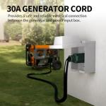 30 Amp 100 FT Generator Extension Cord - Heavy Duty