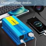 1000W Pure Sine Wave Power Inverter with USB