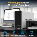 GoldenMate 1500VA Lithium UPS Battery Backup