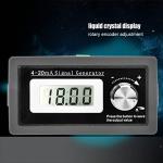 Jadeshay 4-20mA Two-Wire Current Loop Signal Generator with LCD Display, 3-21mA Extended Range 0.5% Accuracy Tester for Transducer Calibration, PLC & Industrial Control, Rotary Encoder, Memory Storage