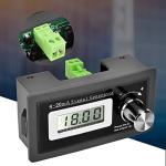 Jadeshay 4-20mA Two-Wire Current Loop Signal Generator with LCD Display, 3-21mA Extended Range 0.5% Accuracy Tester for Transducer Calibration, PLC & Industrial Control, Rotary Encoder, Memory Storage