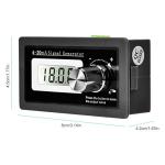 Jadeshay 4-20mA Two-Wire Current Loop Signal Generator with LCD Display, 3-21mA Extended Range 0.5% Accuracy Tester for Transducer Calibration, PLC & Industrial Control, Rotary Encoder, Memory Storage