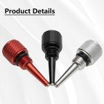 Set of 3 Replacement for 55201 Magnetic Oil Dipstick for Inverter Generator with O Ring,Compatible with Predator/Wen/Yamaha（Red、Black、Silver） (3, Silver & Red & Black, M18)