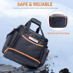 FRECOLSH Travel Carrying Case Compatible with Jackery 500, Portable Power Station Storage Case with Water- proof Bottom and Pocket for Jackery Accessories, Storage Bag Only