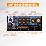 GENMAX 15000W Tri-Fuel Portable Generator - 2025 Model with ATS, CO Sensor, Digital Display & 50A Output Perfect for Home Backup, Construction Sites & Emergency Power (GM15000ET)