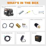 GENMAX 15000W Tri-Fuel Portable Generator - 2025 Model with ATS, CO Sensor, Digital Display & 50A Output Perfect for Home Backup, Construction Sites & Emergency Power (GM15000ET)