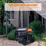 GENMAX 15000W Tri-Fuel Portable Generator - 2025 Model with ATS, CO Sensor, Digital Display & 50A Output Perfect for Home Backup, Construction Sites & Emergency Power (GM15000ET)