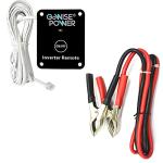 GoWISE Power 600W Pure Sine Wave Inverter 12V DC to 115V AC with 2 AC Outlets + 1 5V USB Port and 2 Clamp Cables (1200W Peak) PS1001