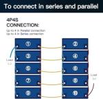 Kingboss 12V 100Ah LiFePO4 Lithium Battery Built-in 100A Smart BMS Low-Temp Protection,Waterproof Lithium Iron Phosphate Group 31 Battery 8000+ Cycles for Solar System, RV, Home Backup