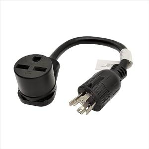 Parkworld 885088 Power Adapter Cord 4-Prong Generator 30A Locking L14-30P Male Plug to Welding 30 AMP 6-30R Female Receptacle